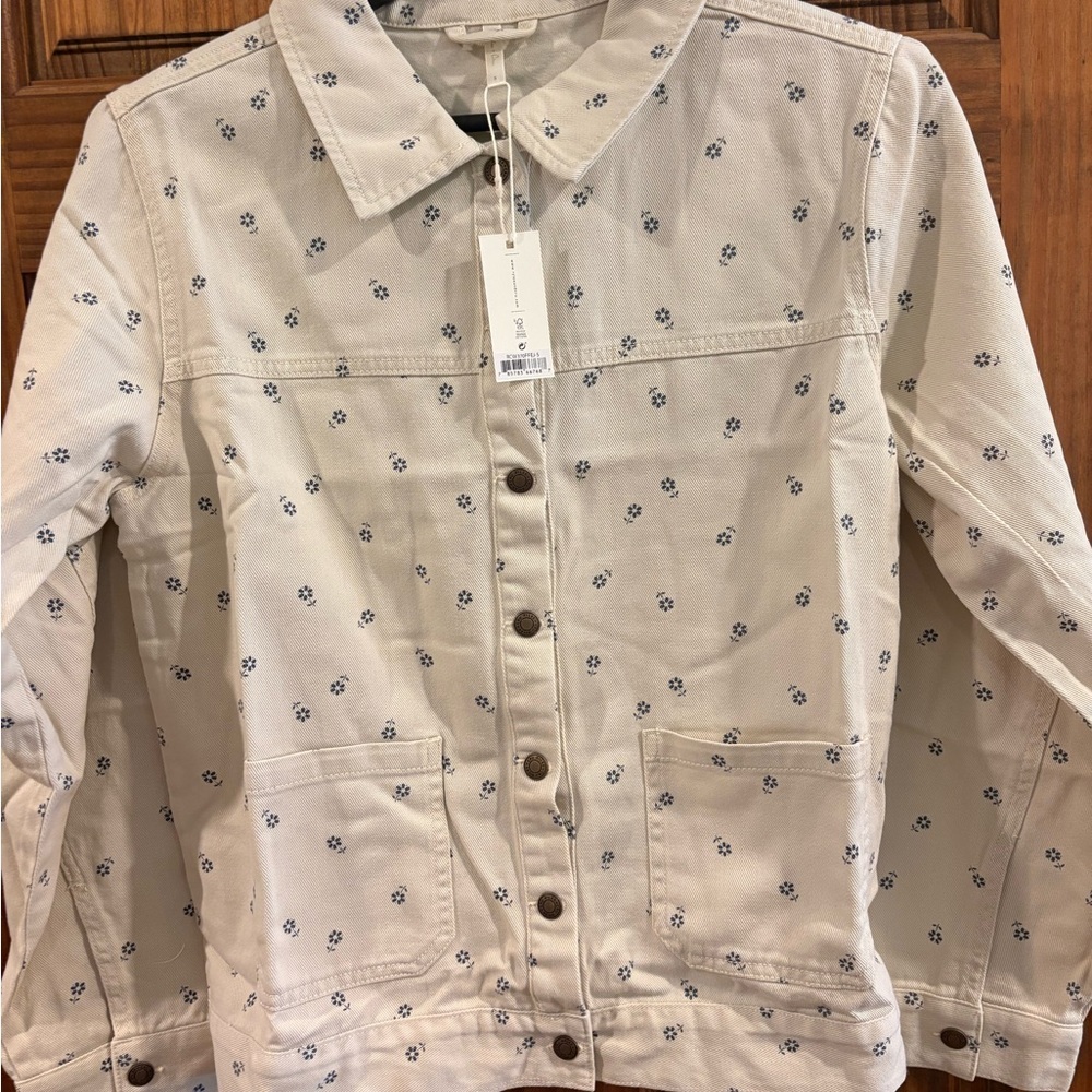 NWT - Rylee + cru Denim Chore Coat | Blue Daisy - Picture 4 of 5